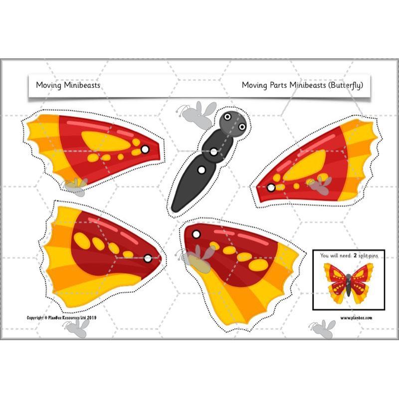 PlanBee Moving Minibeasts KS1 DT | Year 1 & Year 2 | PlanBee