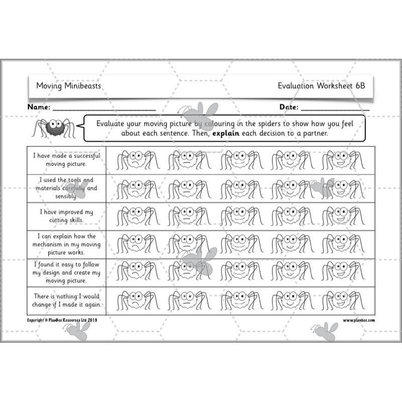 PlanBee Moving Minibeasts KS1 DT | Year 1 & Year 2 | PlanBee