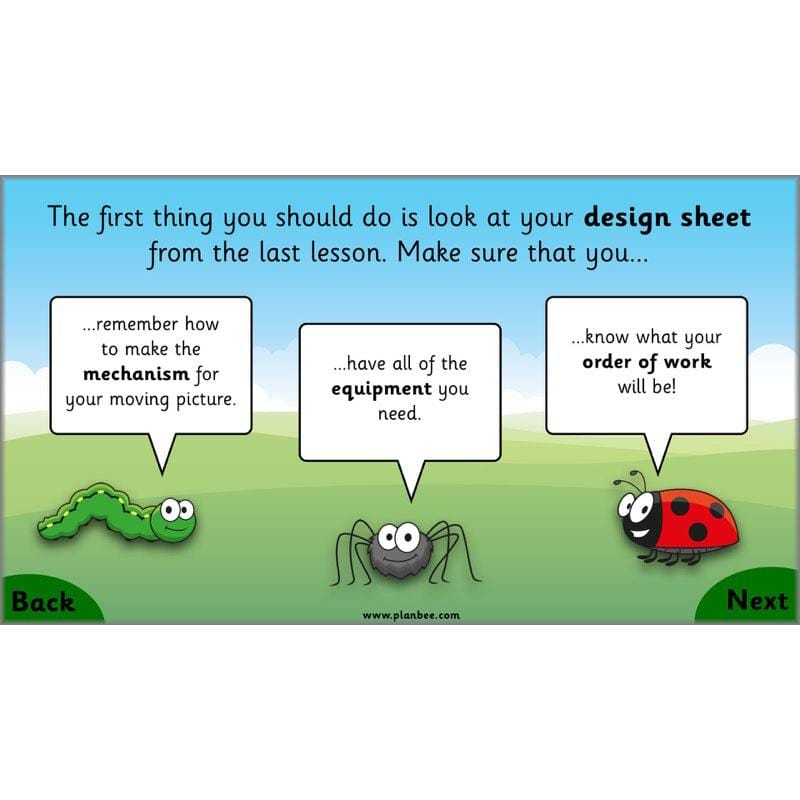 PlanBee Moving Minibeasts KS1 DT | Year 1 & Year 2 | PlanBee