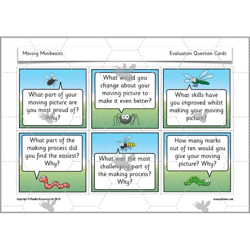 PlanBee Moving Minibeasts KS1 DT | Year 1 & Year 2 | PlanBee
