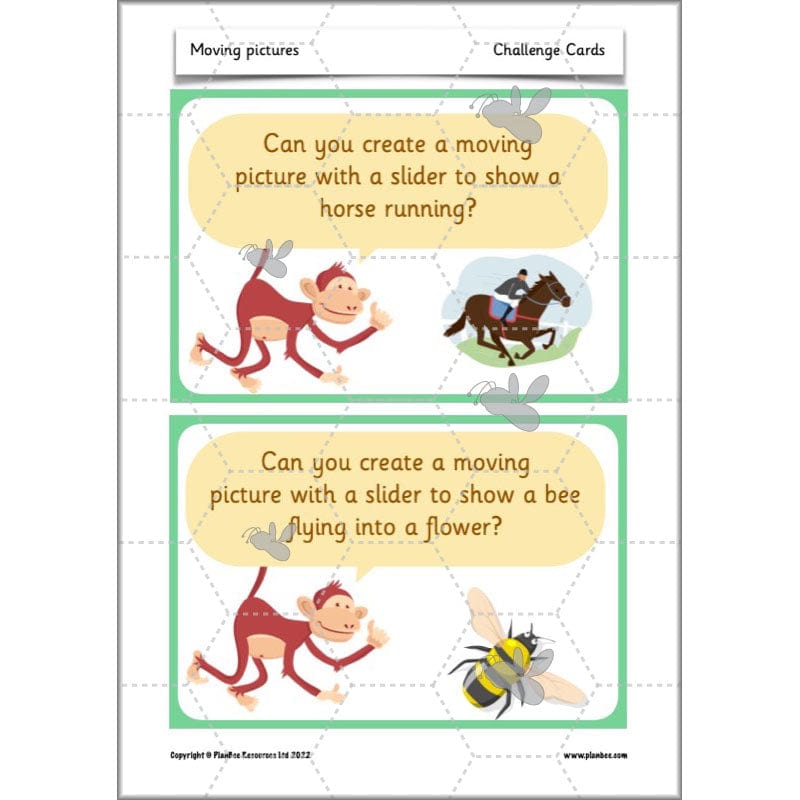 PlanBee Moving Pictures: KS1 DT Primary Resources for Year 1