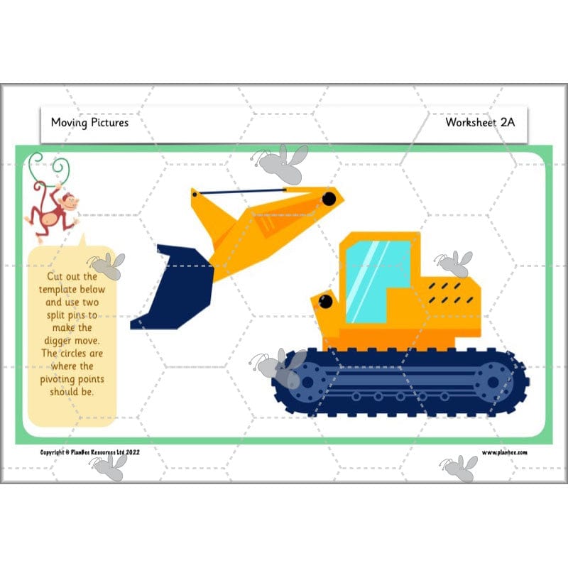 PlanBee Moving Pictures: KS1 DT Primary Resources for Year 1