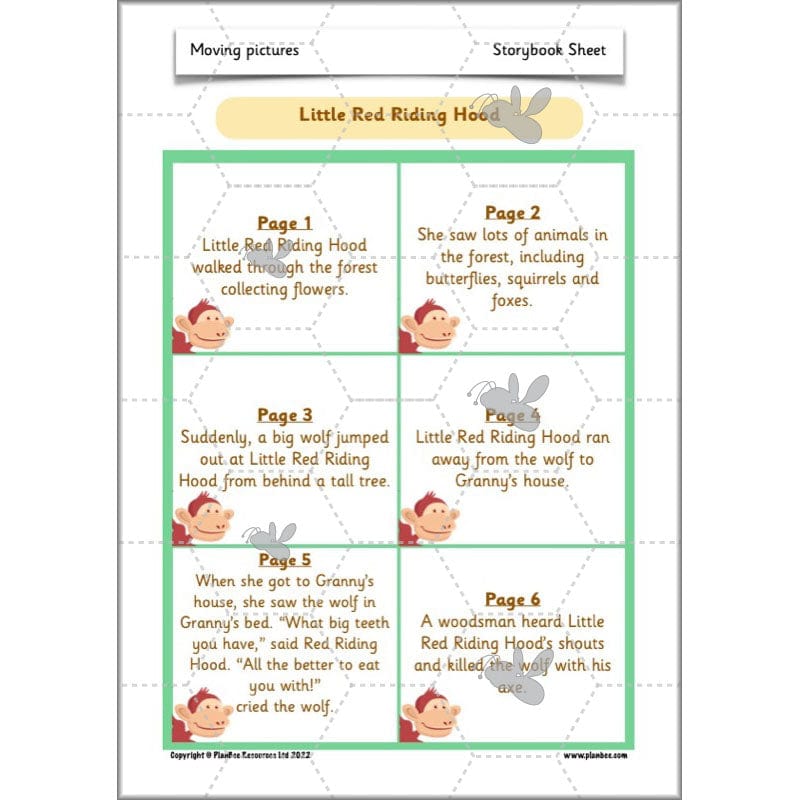 PlanBee Moving Pictures: KS1 DT Primary Resources for Year 1