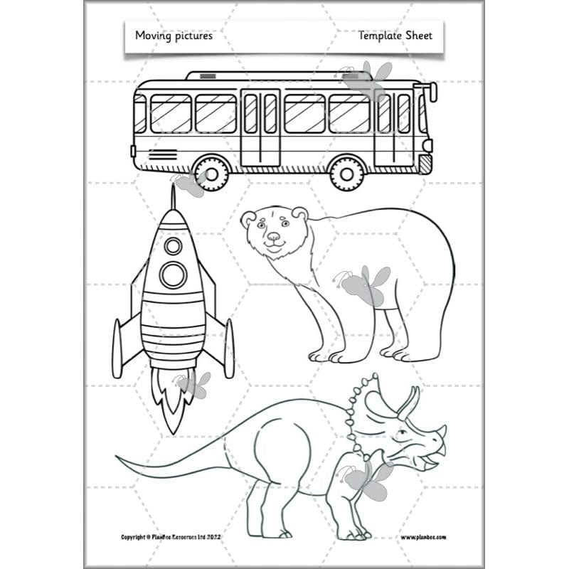 PlanBee Moving Pictures: KS1 DT Primary Resources for Year 1