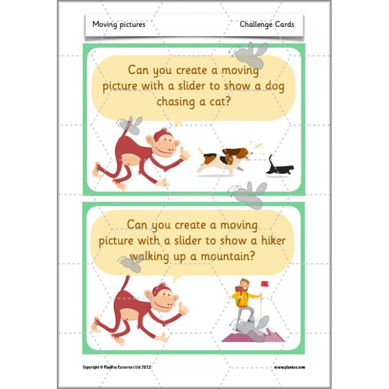 PlanBee Moving Pictures: KS1 DT Primary Resources for Year 1