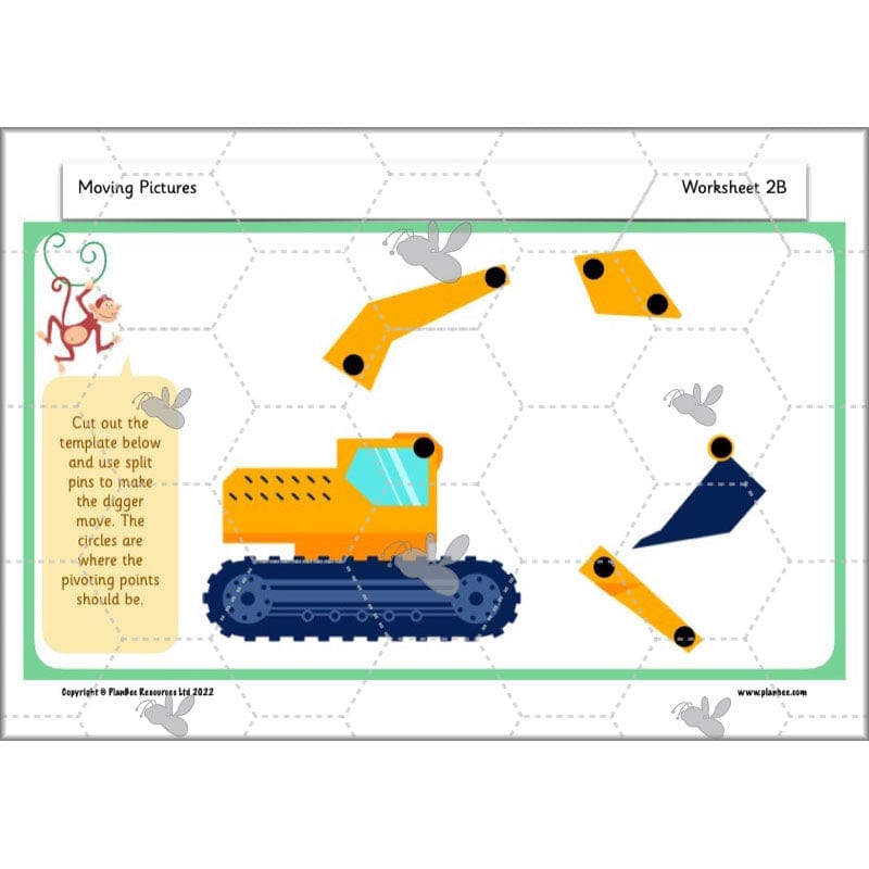 PlanBee Moving Pictures: KS1 DT Primary Resources for Year 1