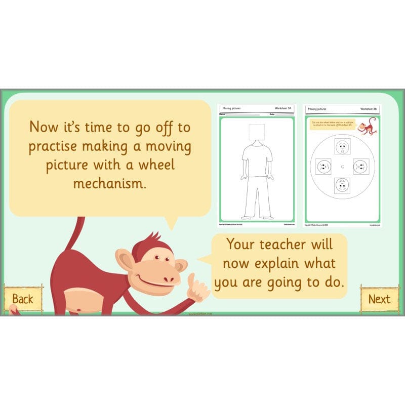 PlanBee Moving Pictures: KS1 DT Primary Resources for Year 1