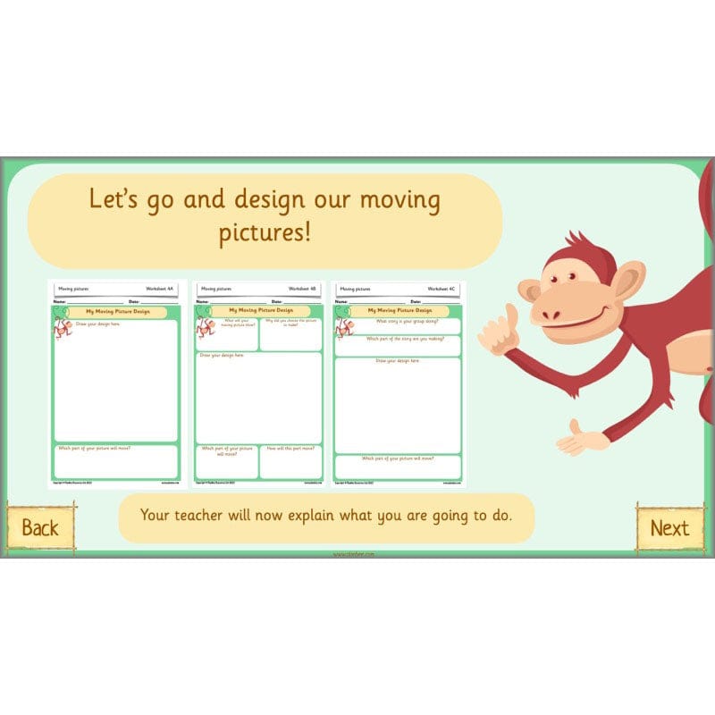 PlanBee Moving Pictures: KS1 DT Primary Resources for Year 1