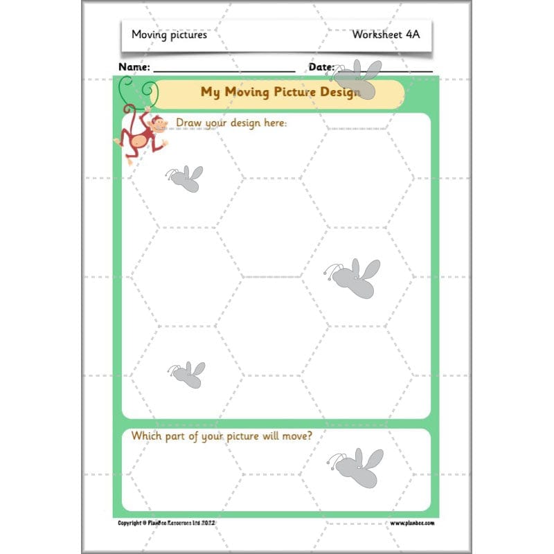 PlanBee Moving Pictures: KS1 DT Primary Resources for Year 1