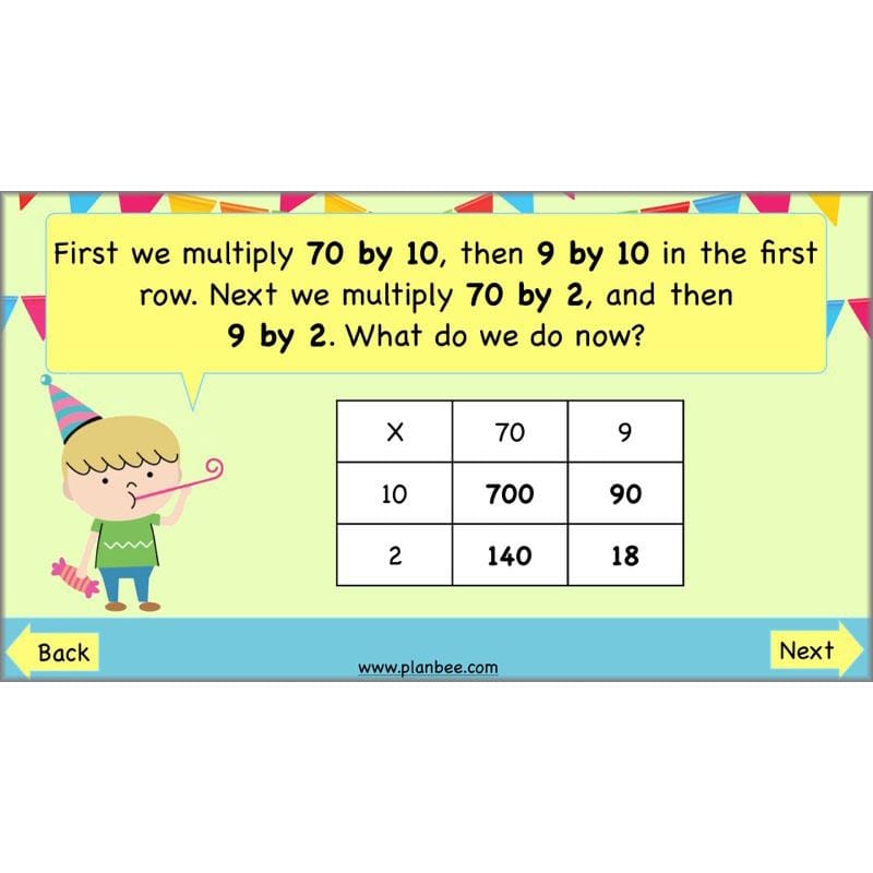 PlanBee Multiplication and Division Methods: Primary Maths Lessons for Year 4