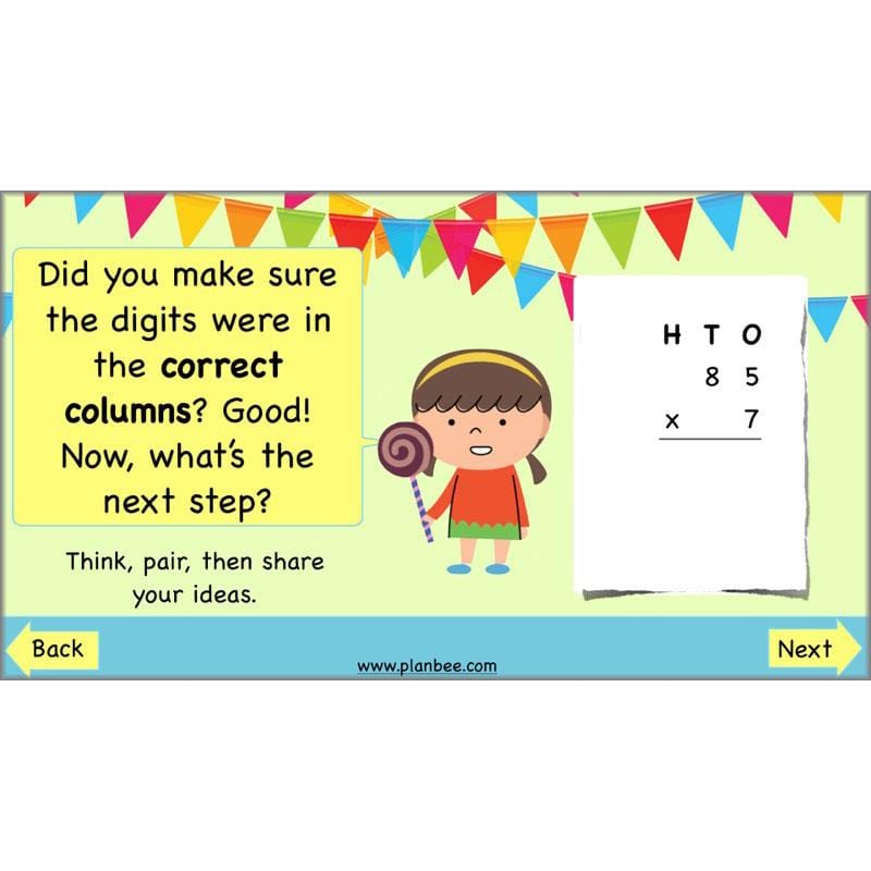 PlanBee Multiplication and Division Methods: Primary Maths Lessons for Year 4