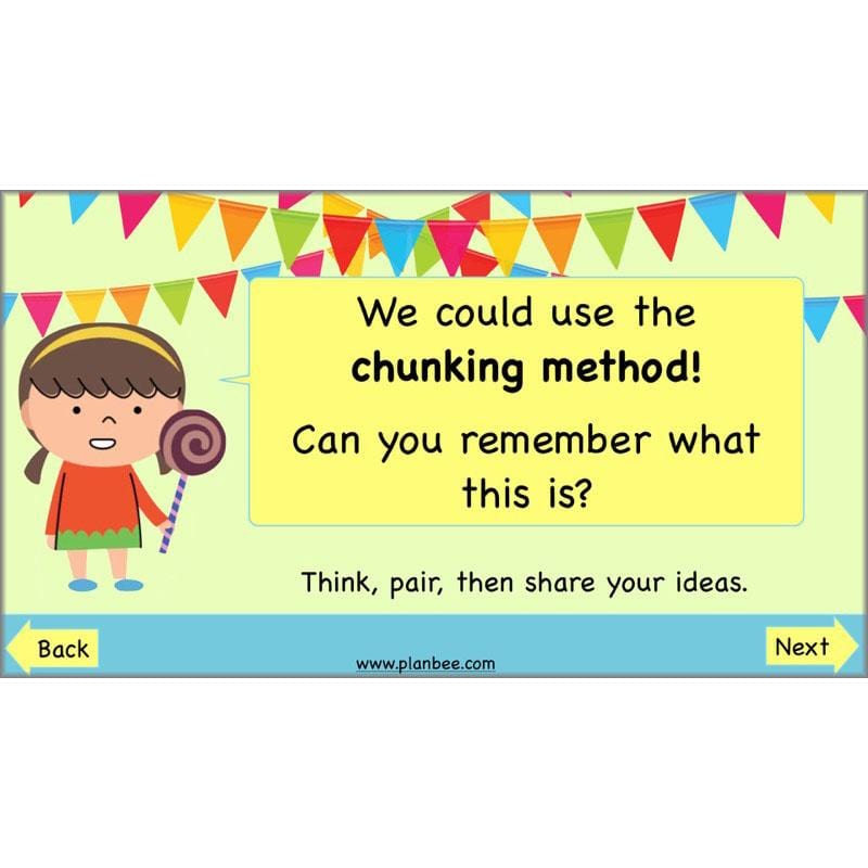 PlanBee Multiplication and Division Methods: Primary Maths Lessons for Year 4