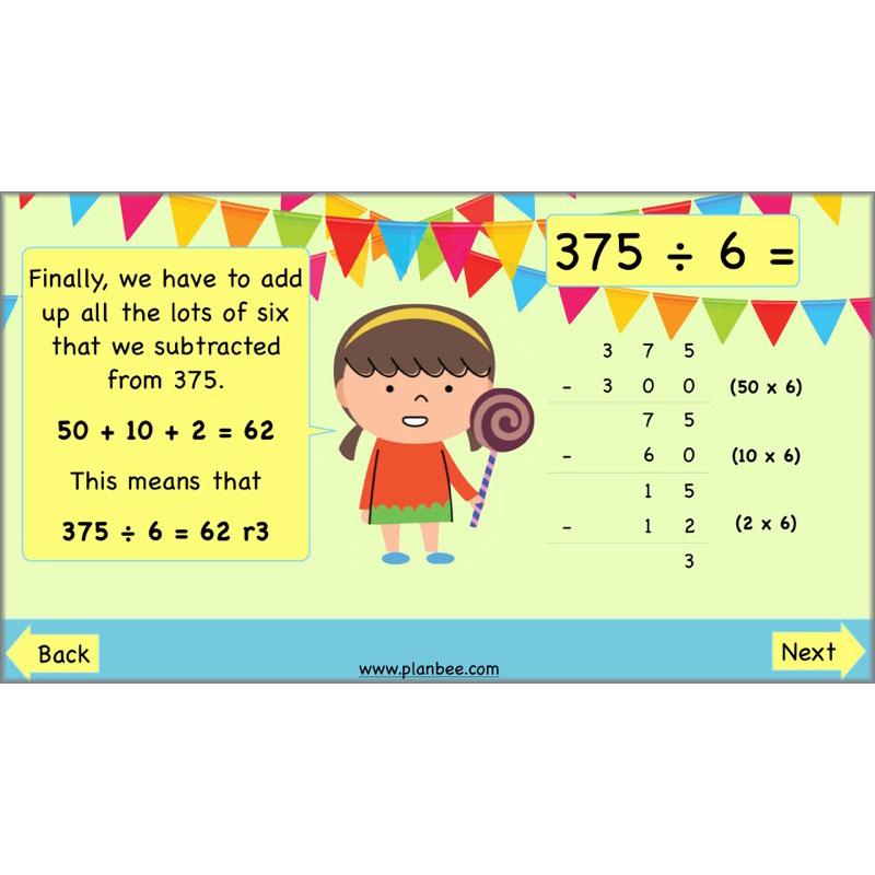 PlanBee Multiplication and Division Methods: Primary Maths Lessons for Year 4