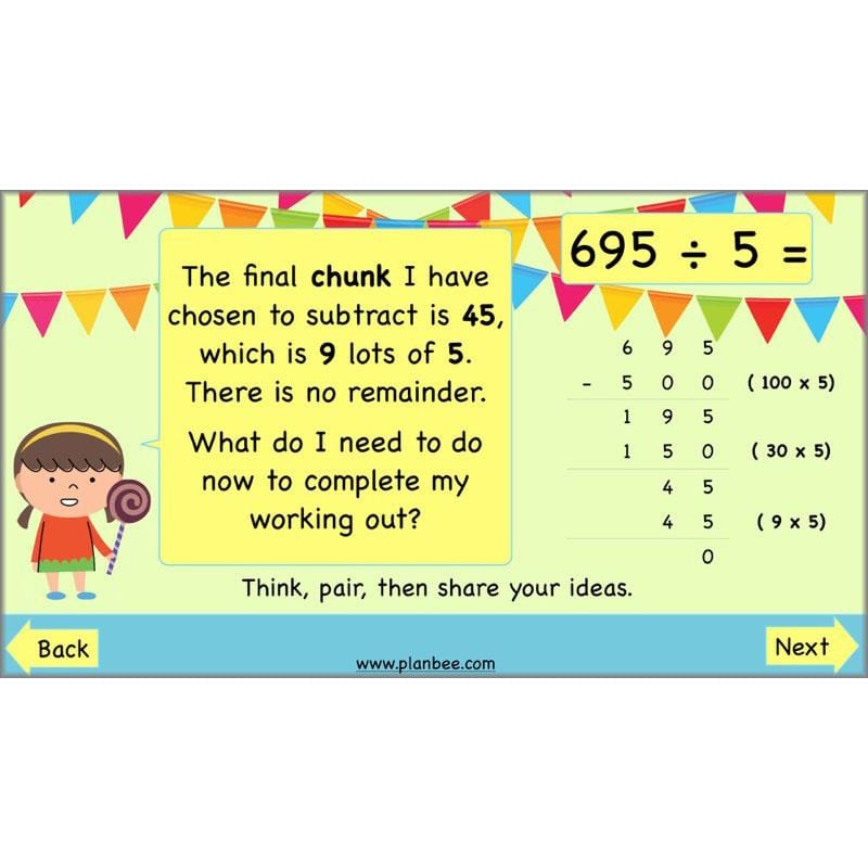 PlanBee Multiplication and Division Methods: Primary Maths Lessons for Year 4