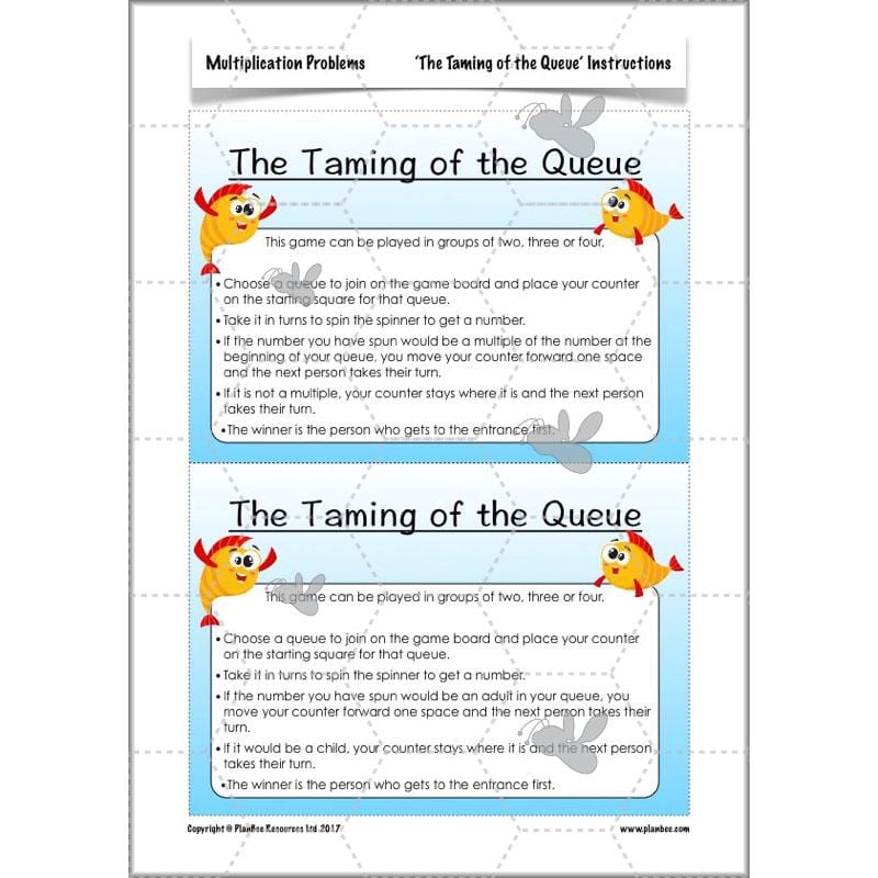 PlanBee Multiplication Problems: problem-solving and word problems – Year 3