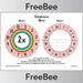 PlanBee Free Printable Multiplication Wheels by PlanBee