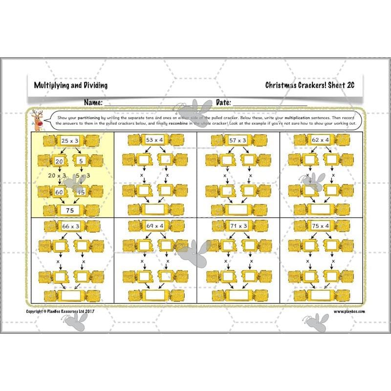 PlanBee Multiplying and Dividing: Complete Year 3 Maths scheme of work
