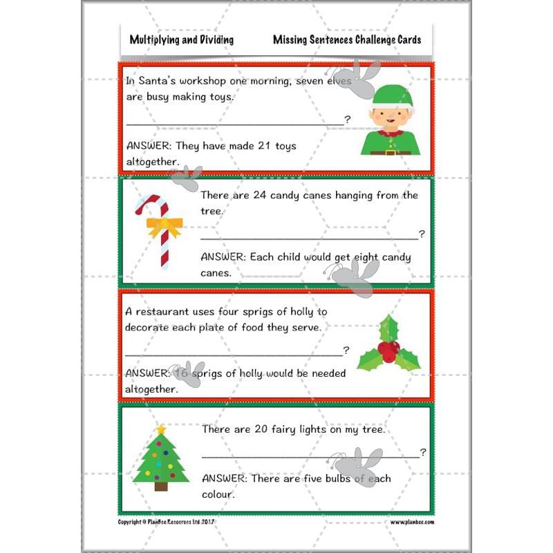PlanBee Multiplying and Dividing: Complete Year 3 Maths scheme of work