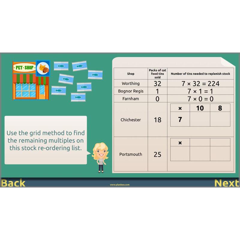 PlanBee Multiplying Doubles & Digits - Complete Year 4 Maths Plans & Resources