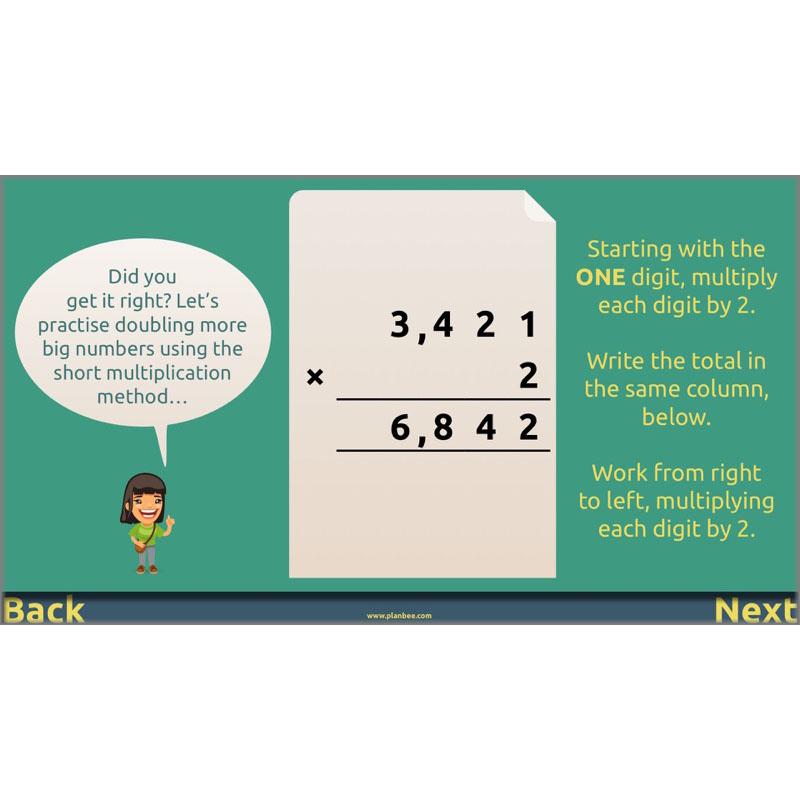 PlanBee Multiplying Doubles & Digits - Complete Year 4 Maths Plans & Resources