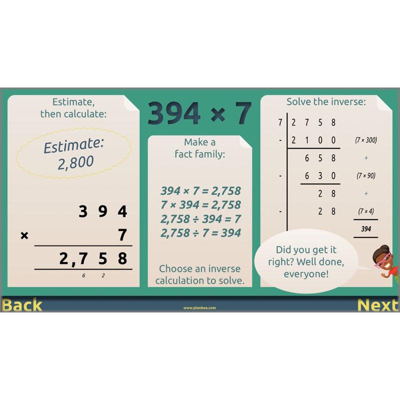 PlanBee Multiplying Doubles & Digits - Complete Year 4 Maths Plans & Resources