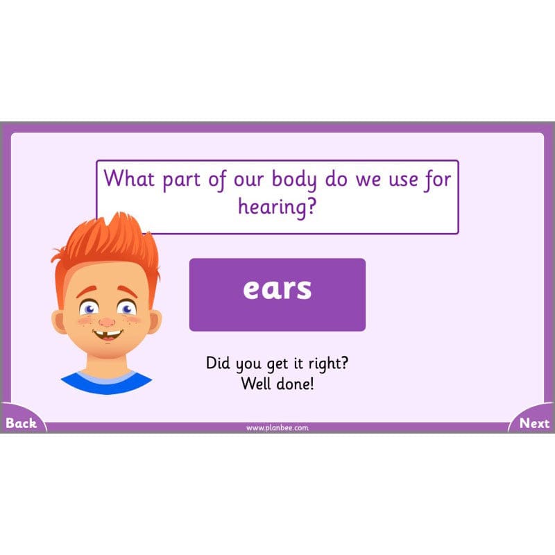 PlanBee Parts of the Body KS1 Science lessons by PlanBee