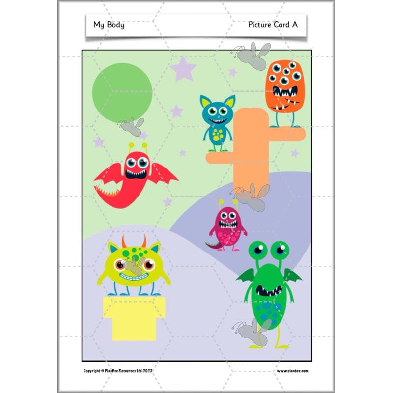 PlanBee Parts of the Body KS1 Science lessons by PlanBee
