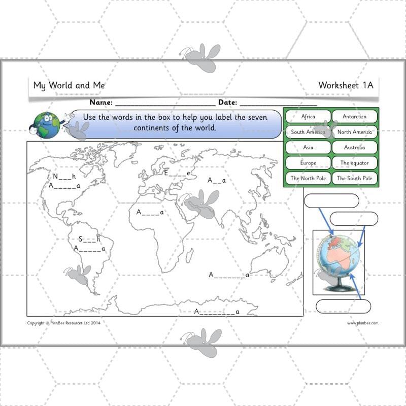 PlanBee My World and Me: Primary Geography Plans for KS1 Year 1 & Year 2