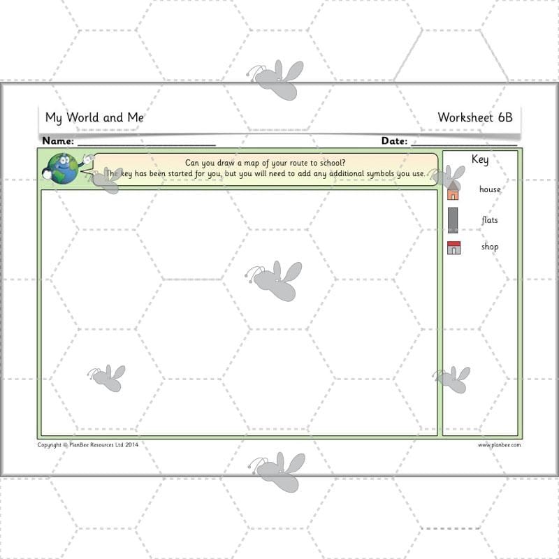 PlanBee My World and Me: Primary Geography Plans for KS1 Year 1 & Year 2