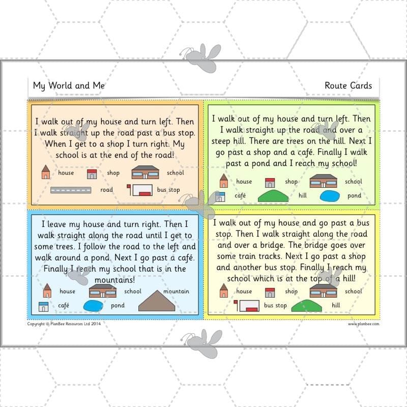 PlanBee My World and Me: Primary Geography Plans for KS1 Year 1 & Year 2