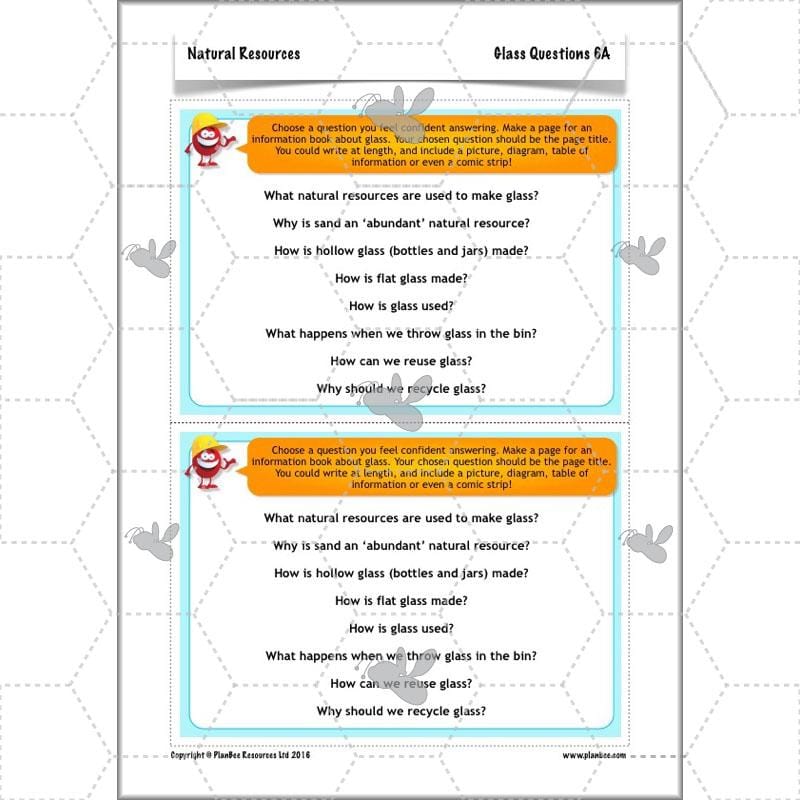 PlanBee UK Natural Resources – KS2 Geography lessons and activities