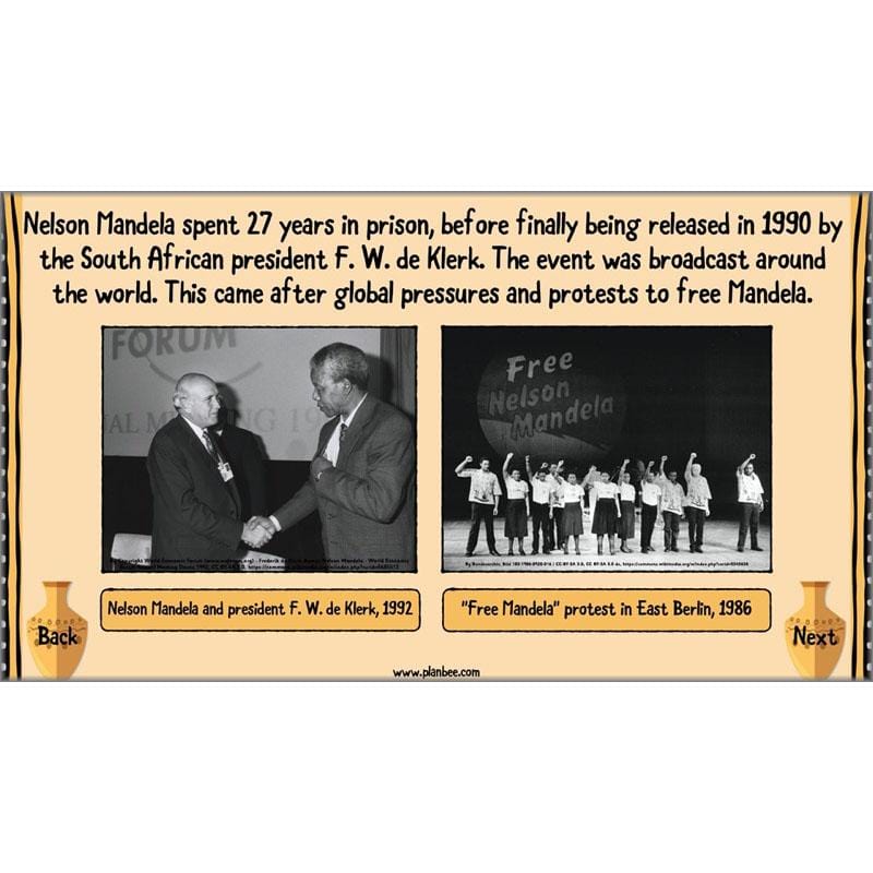 PlanBee Nelson Mandela KS2 lessons by PlanBee