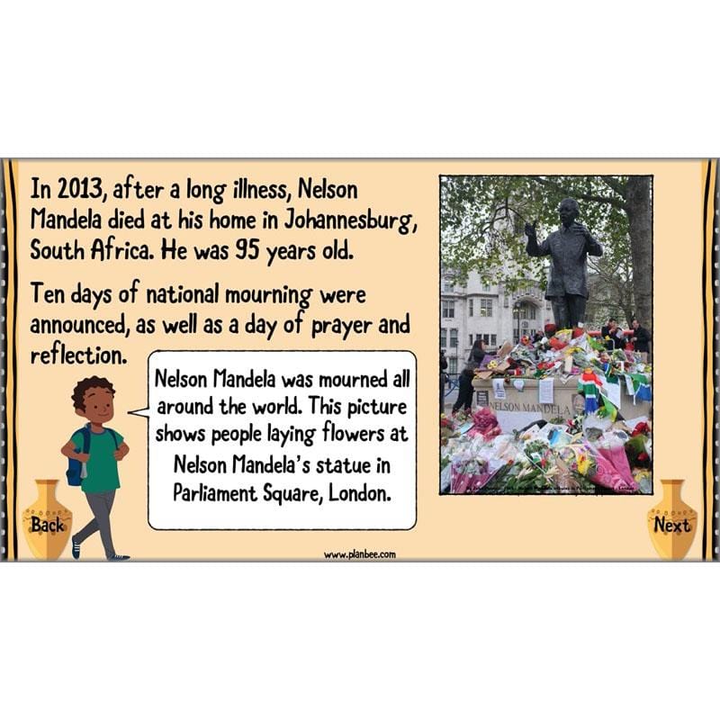 PlanBee Nelson Mandela KS2 lessons by PlanBee