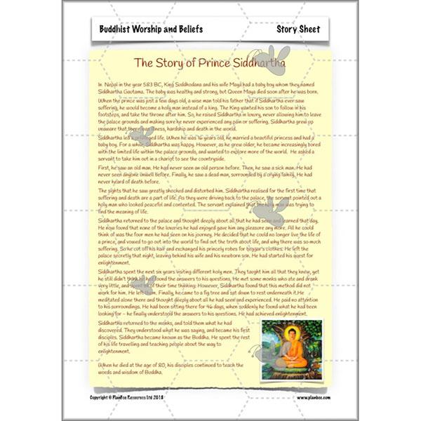 PlanBee Buddhist Worship and Beliefs - RE scheme of work for Y5/6