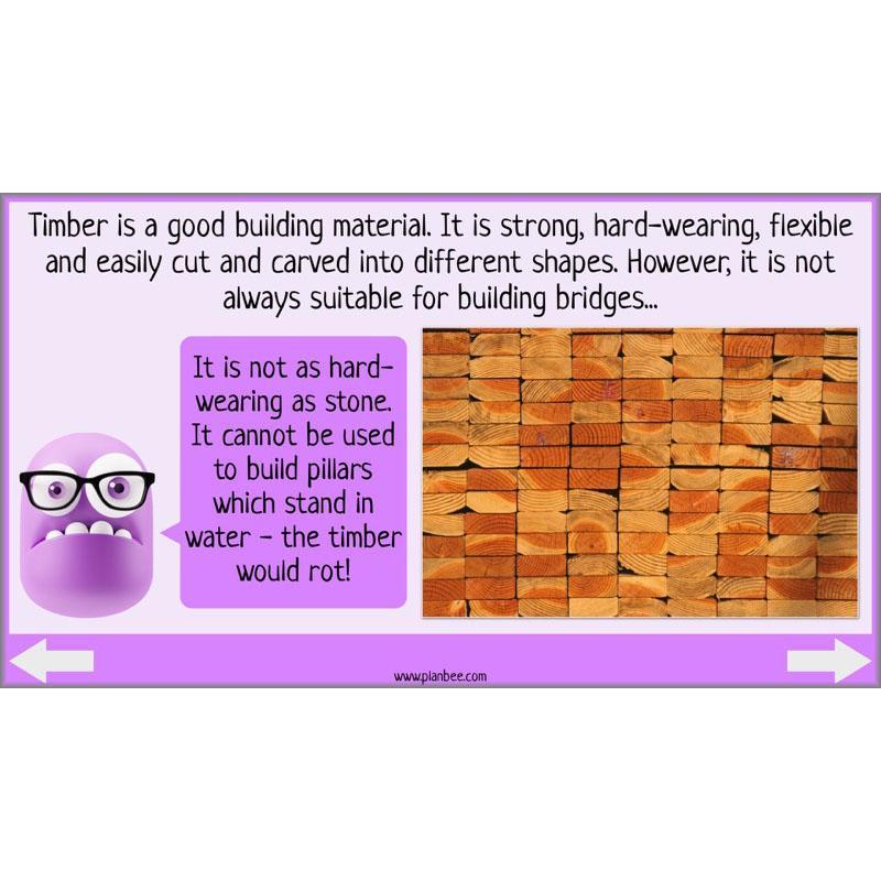 PlanBee Building Bridges: KS2 structures Design and Technology lessons