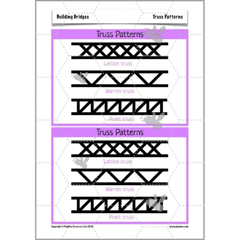PlanBee Building Bridges: KS2 structures Design and Technology lessons