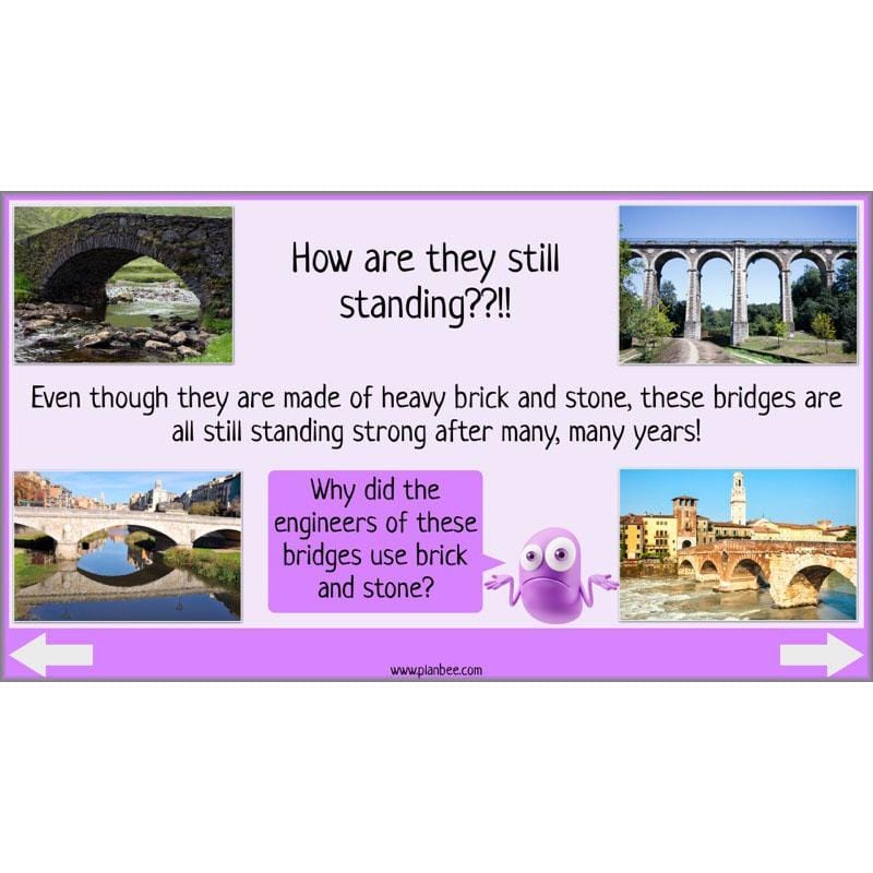 PlanBee Building Bridges: KS2 structures Design and Technology lessons