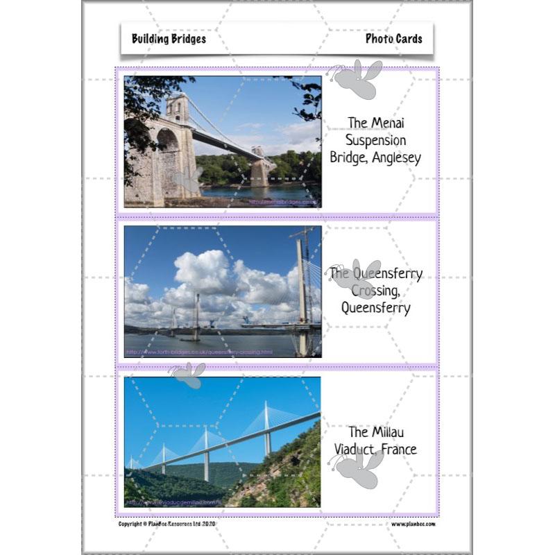 PlanBee Building Bridges: KS2 structures Design and Technology lessons