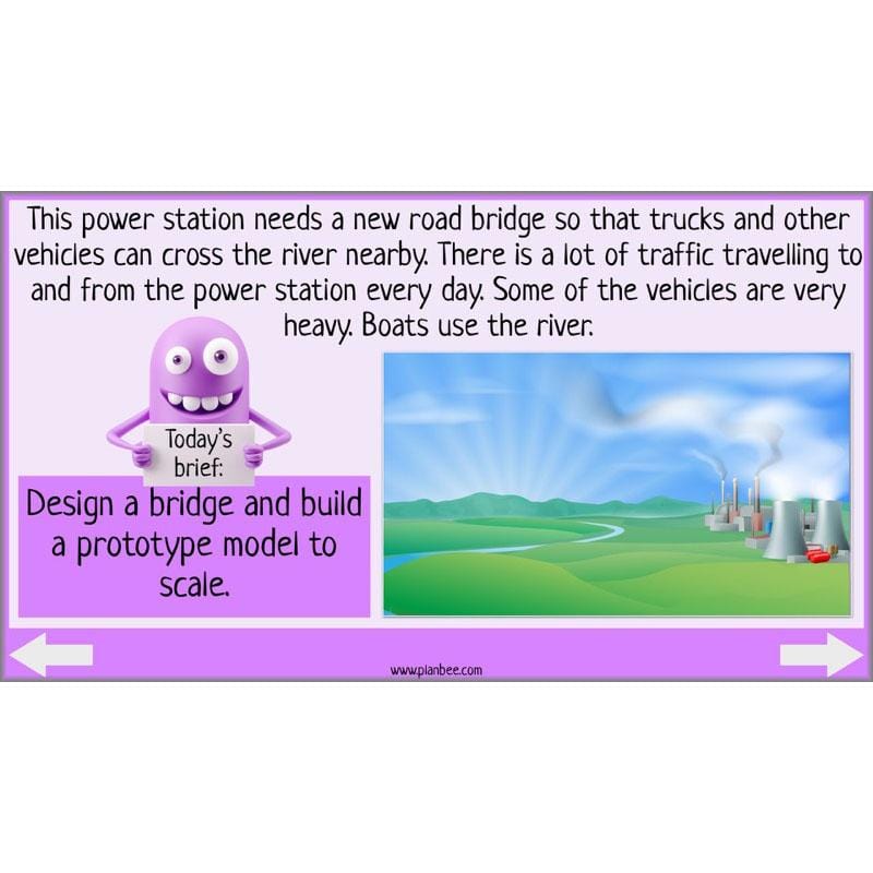 PlanBee Building Bridges: KS2 structures Design and Technology lessons