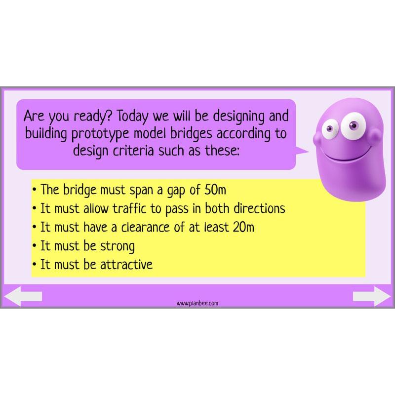 PlanBee Building Bridges: KS2 structures Design and Technology lessons