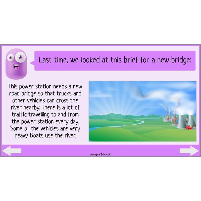 PlanBee Building Bridges: KS2 structures Design and Technology lessons