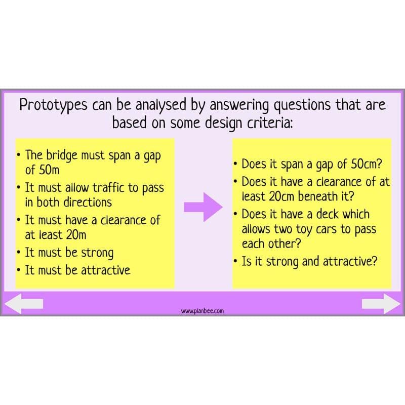 PlanBee Building Bridges: KS2 structures Design and Technology lessons