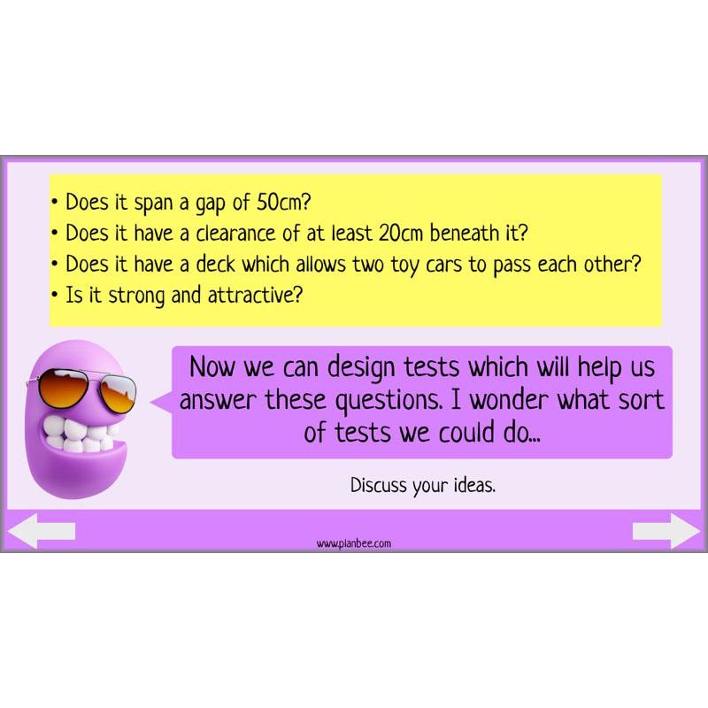 PlanBee Building Bridges: KS2 structures Design and Technology lessons