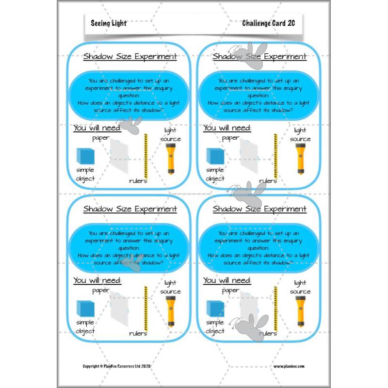 PlanBee Seeing Light KS2 Planning Pack | Year 6 Science Lessons