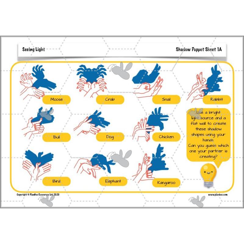 PlanBee Seeing Light KS2 Planning Pack | Year 6 Science Lessons