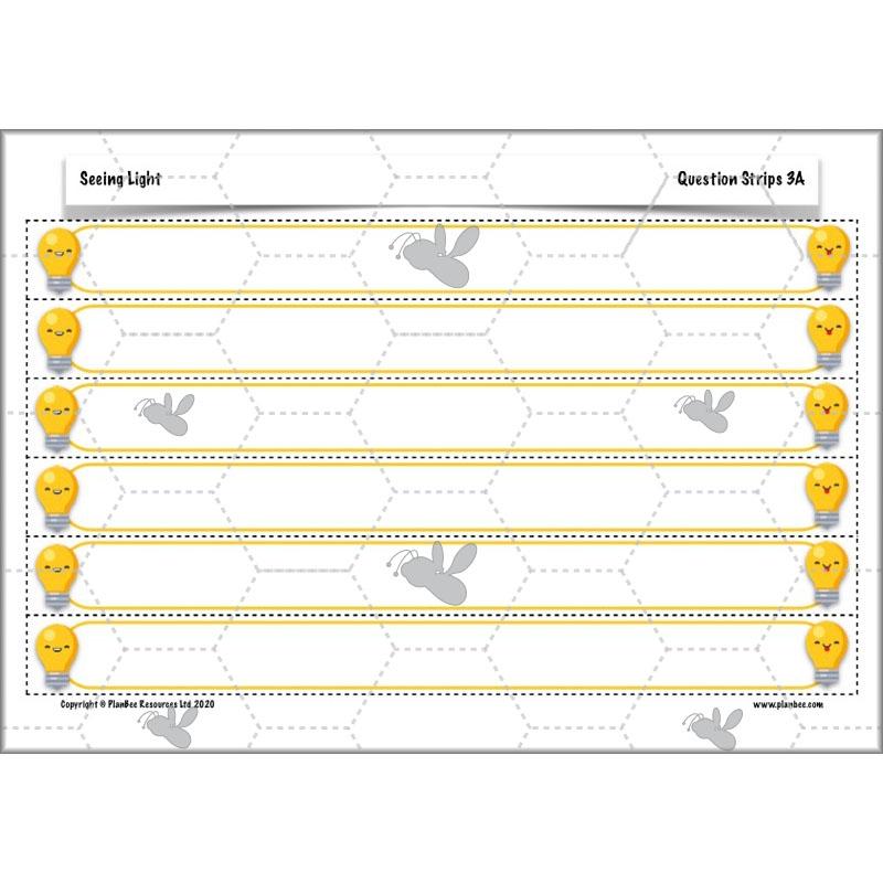 PlanBee Seeing Light KS2 Planning Pack | Year 6 Science Lessons