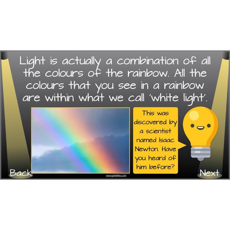 PlanBee Seeing Light KS2 Planning Pack | Year 6 Science Lessons