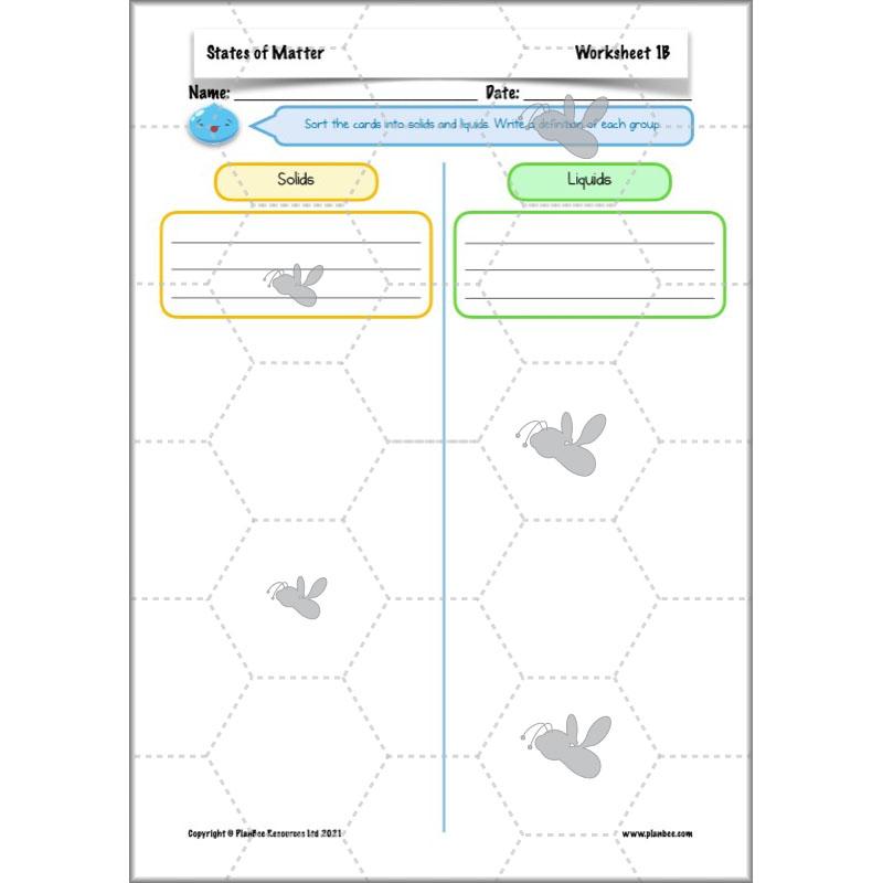 PlanBee States of Matter Year 4 KS2 Lesson Plans by PlanBee