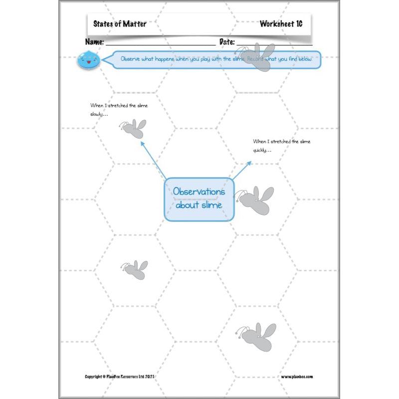 PlanBee States of Matter Year 4 KS2 Lesson Plans by PlanBee