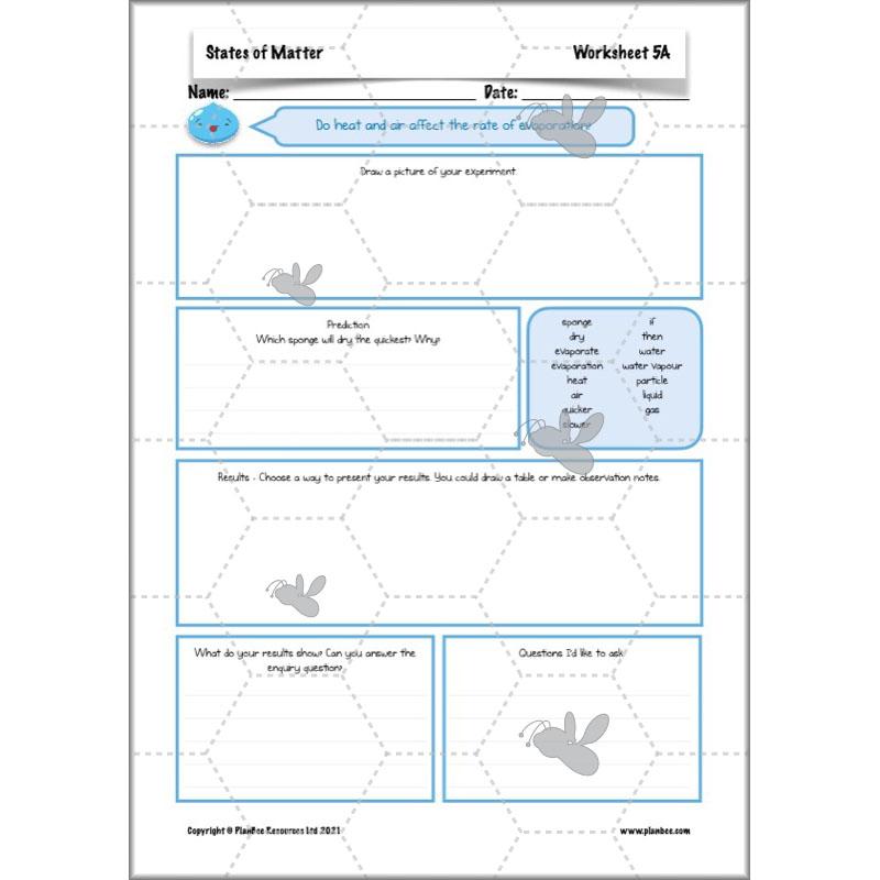 PlanBee States of Matter Year 4 KS2 Lesson Plans by PlanBee